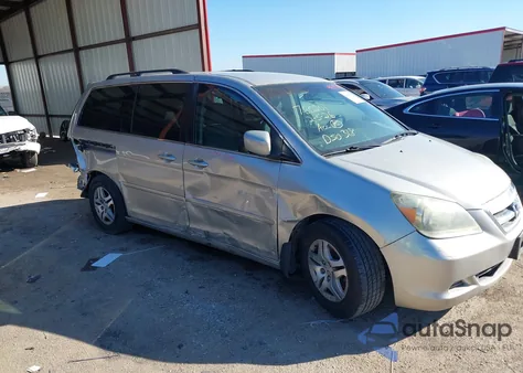 2007 Honda Odyssey Ex z USA, uszkodzony, nr VIN 5FNRL38407B438360